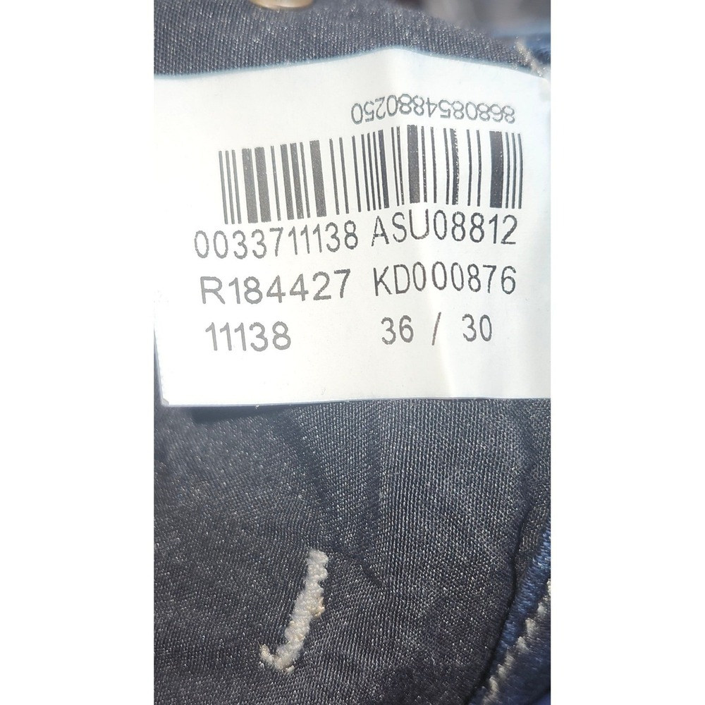 Mavi Matt Relaxed Straight Leg Dark Wash Denim Jeans Men Size 36x29 - Picture 8 of 11